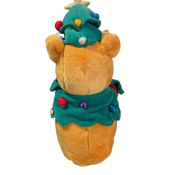 NWT Disney 14" CHRISTMAS TREE WINNIE THE POOH STUFFED PLUSH Holiday Bear - Picture 2 of 3